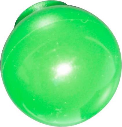 Bouton plastique vert clair 30mm